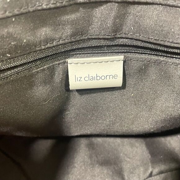 Liz Claiborne Black Patent Shoulder Bag - Picture 7 of 7